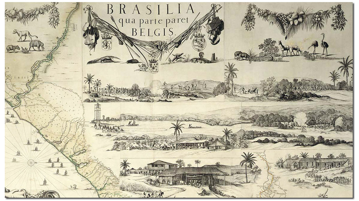 Klencke Atlas, Brasilia qua parte paret Belgis
