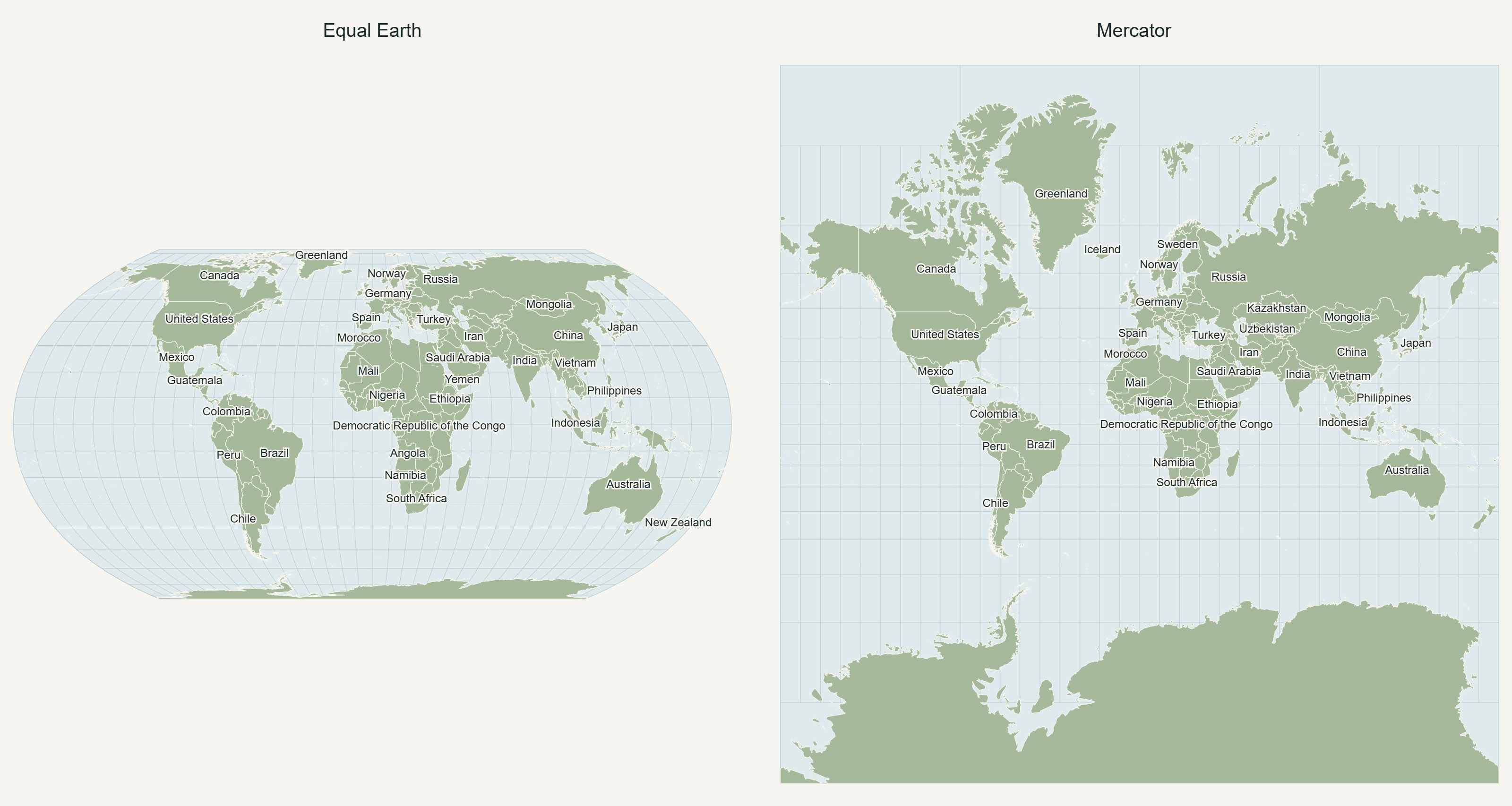 Equal Earth projection