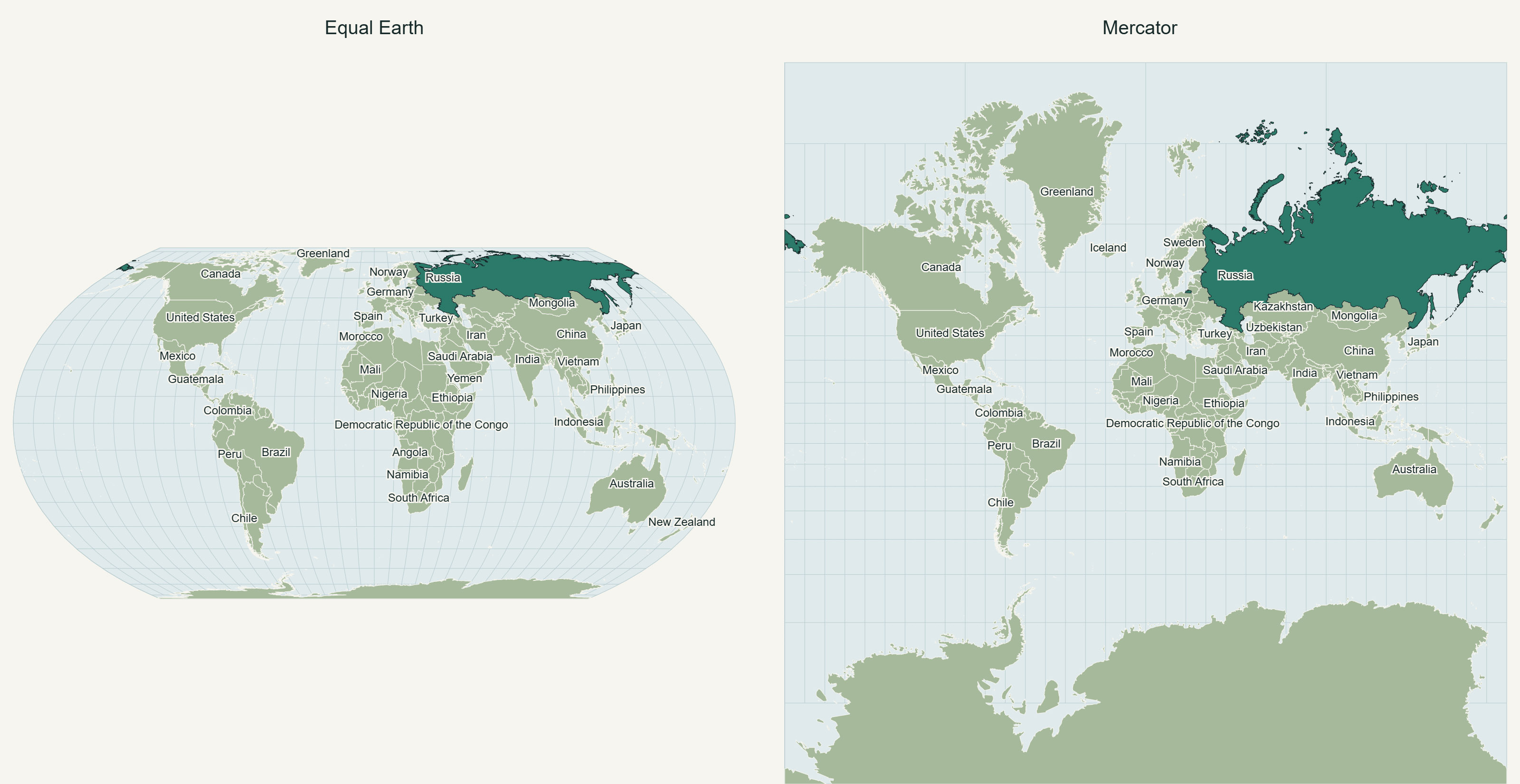 Equal Earth projection
