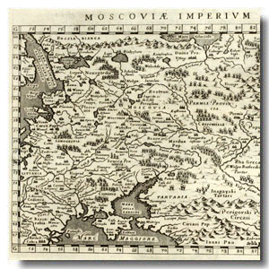 старинная карта россия