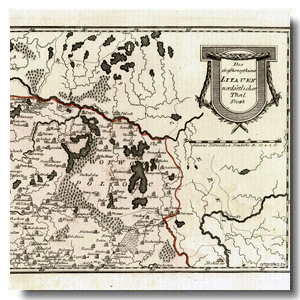 старинная карта Беларусь