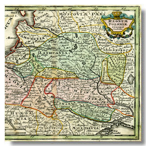 королевство польское карта