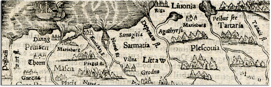 Средневековая карта картаграфія 